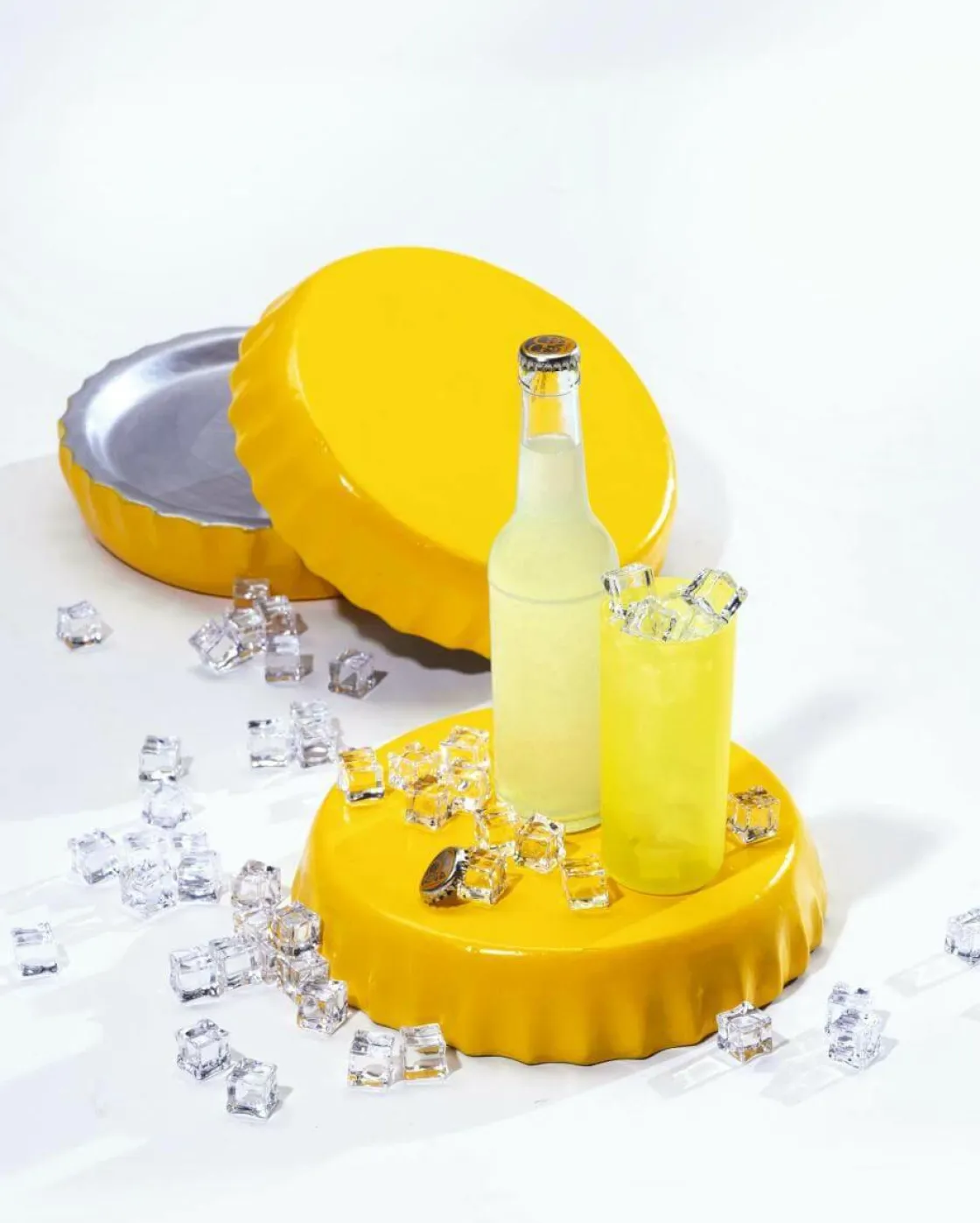 DecoWoerner Decoración Dispersa|Decoración De Invierno>Cubitos De Hielo Decorativos De Acrílico 30 Mm, 1 Kg