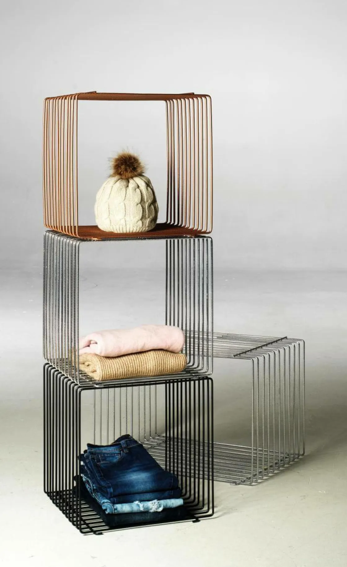 DecoWoerner Expositores Para Tiendas>Cubo De Celosía 40 X 40 Cm