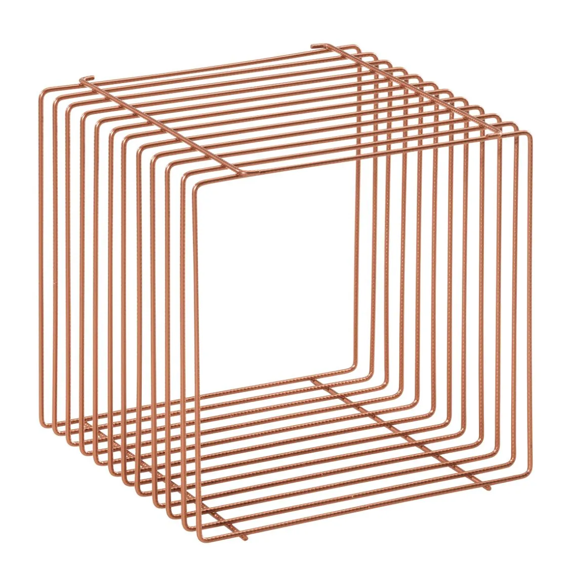 DecoWoerner Expositores Para Tiendas>Cubo De Celosía 40 X 40 Cm Cobre