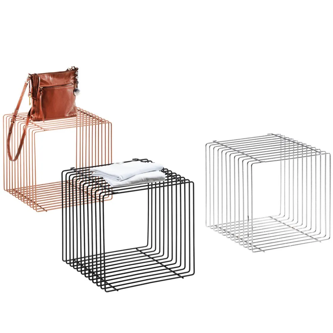DecoWoerner Expositores Para Tiendas>Cubo De Celosía 40 X 40 Cm