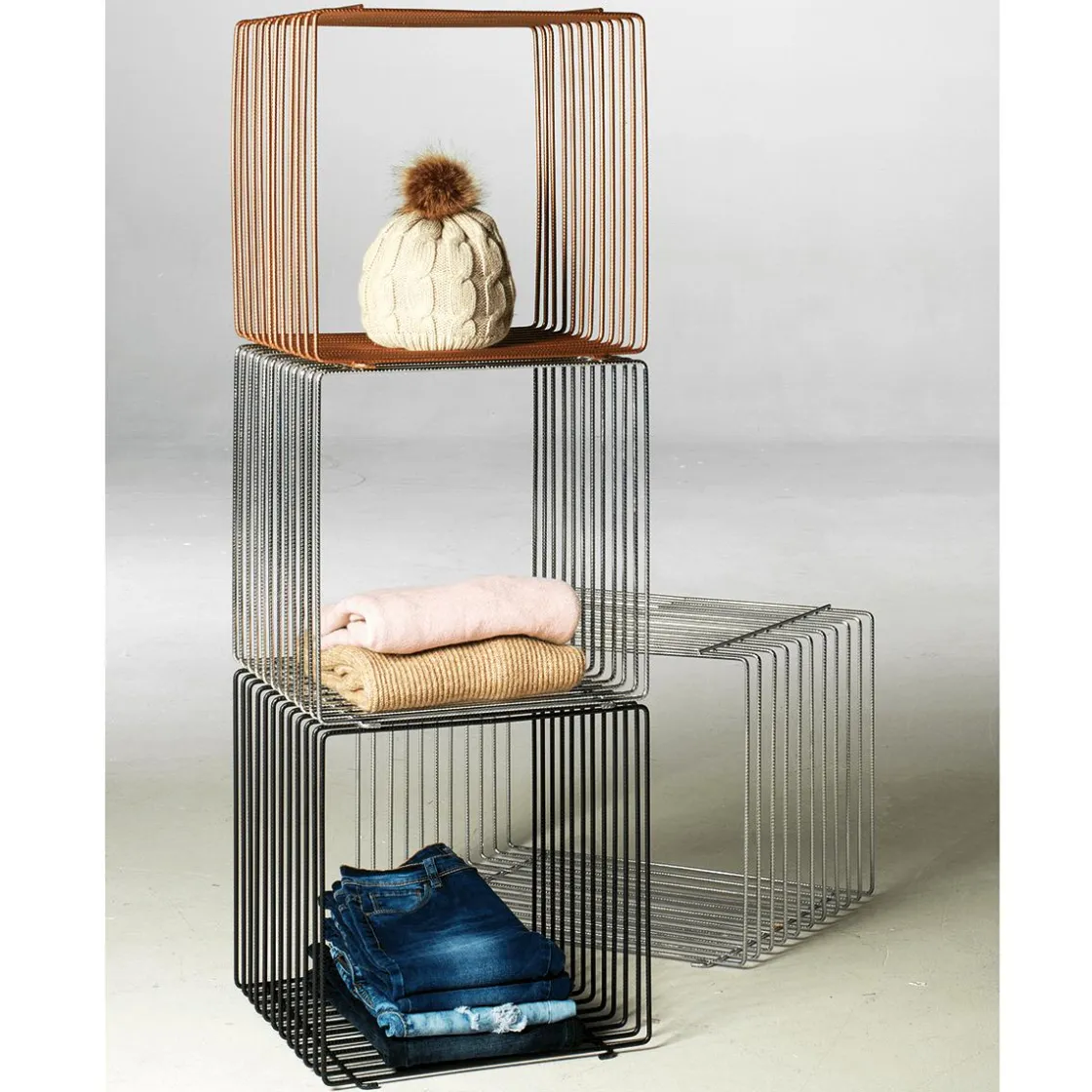 DecoWoerner Expositores Para Tiendas>Cubo De Celosía 40 X 40 Cm