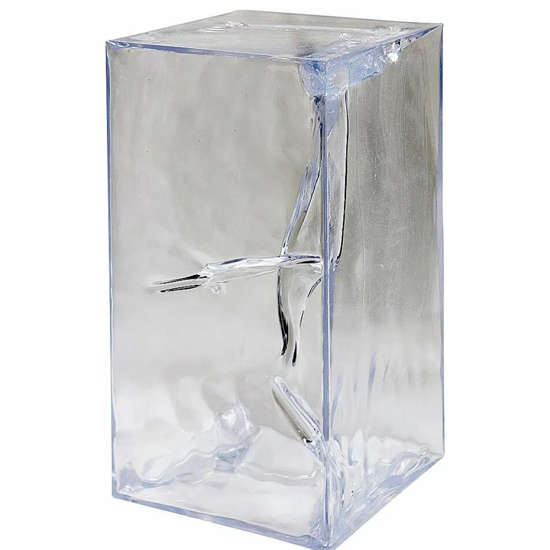 DecoWoerner Decoración De Invierno>Cubo De Hielo Decorativo 23 X 46 Cm