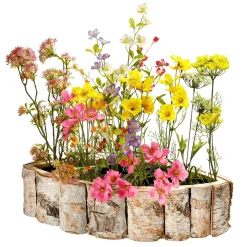 DecoWoerner Macetas Y Artículos De Decoración>Cuenco De Flores "Abedul" De 57 Cm