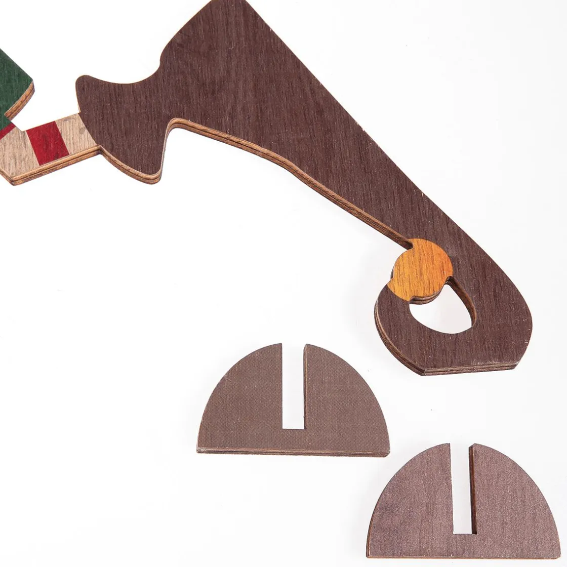 DecoWoerner Decoración Natural|Decoración Navideña Xxl>Deco Display Elfo De Navidad Con Bastón De Caramelo