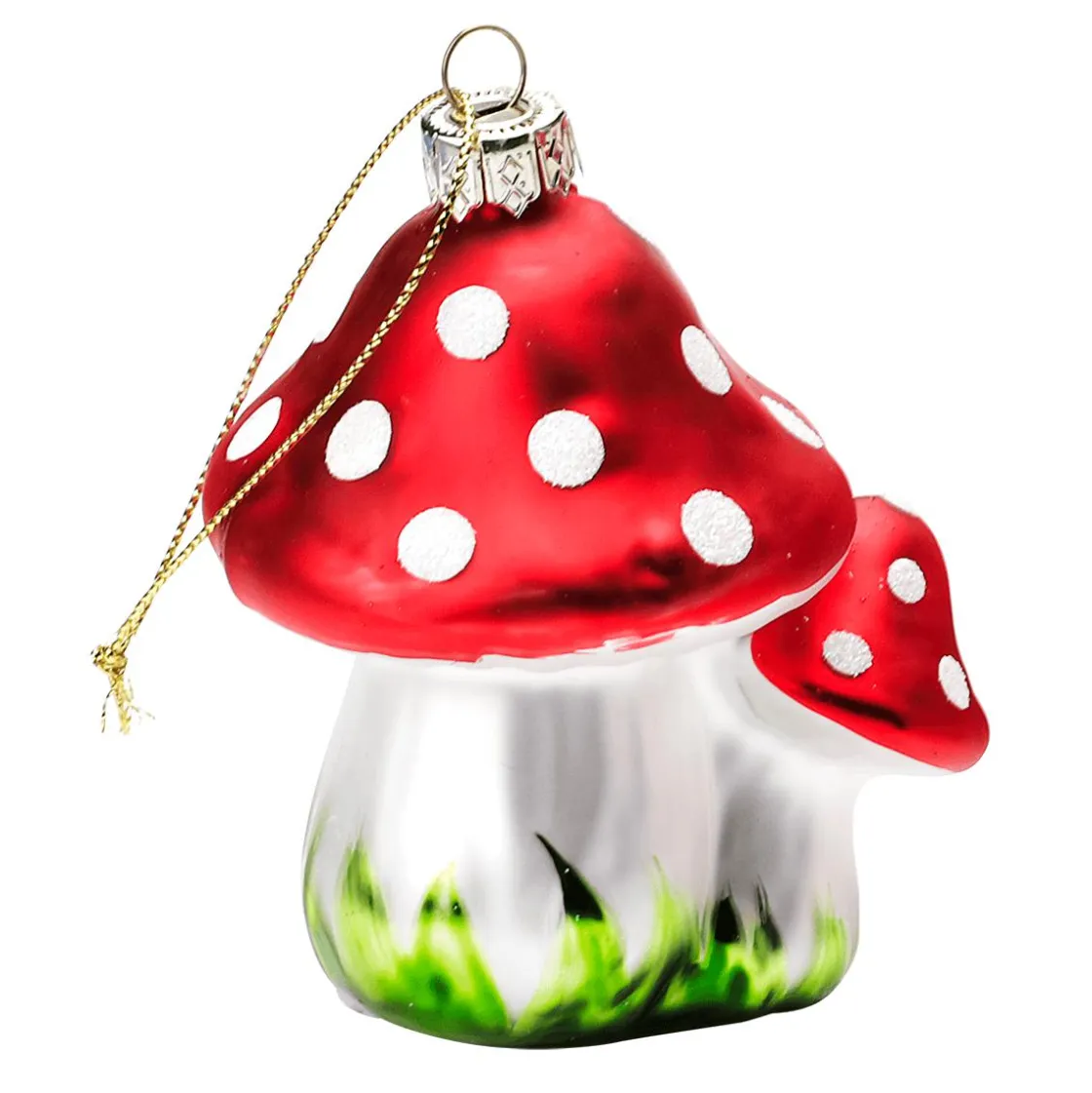 DecoWoerner Bolas De Navidad>Decoración Del árbol De Navidad "hongo De Suerte" 9,5 Cm