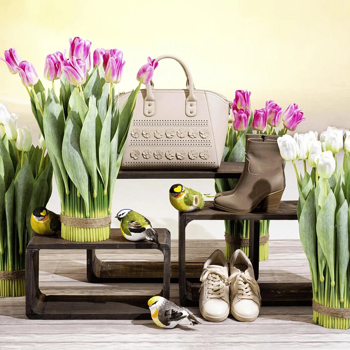 DecoWoerner Decoración De Animales|Decoración De Primavera>Decoración Pájaro -naranja 19 Cm