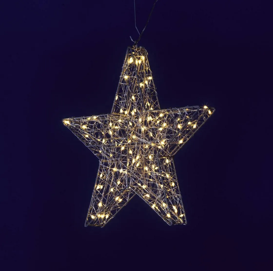 DecoWoerner Estrella De Navidad|Luces De Navidad>Esquema De Estrella LED, Ø 38 Cm