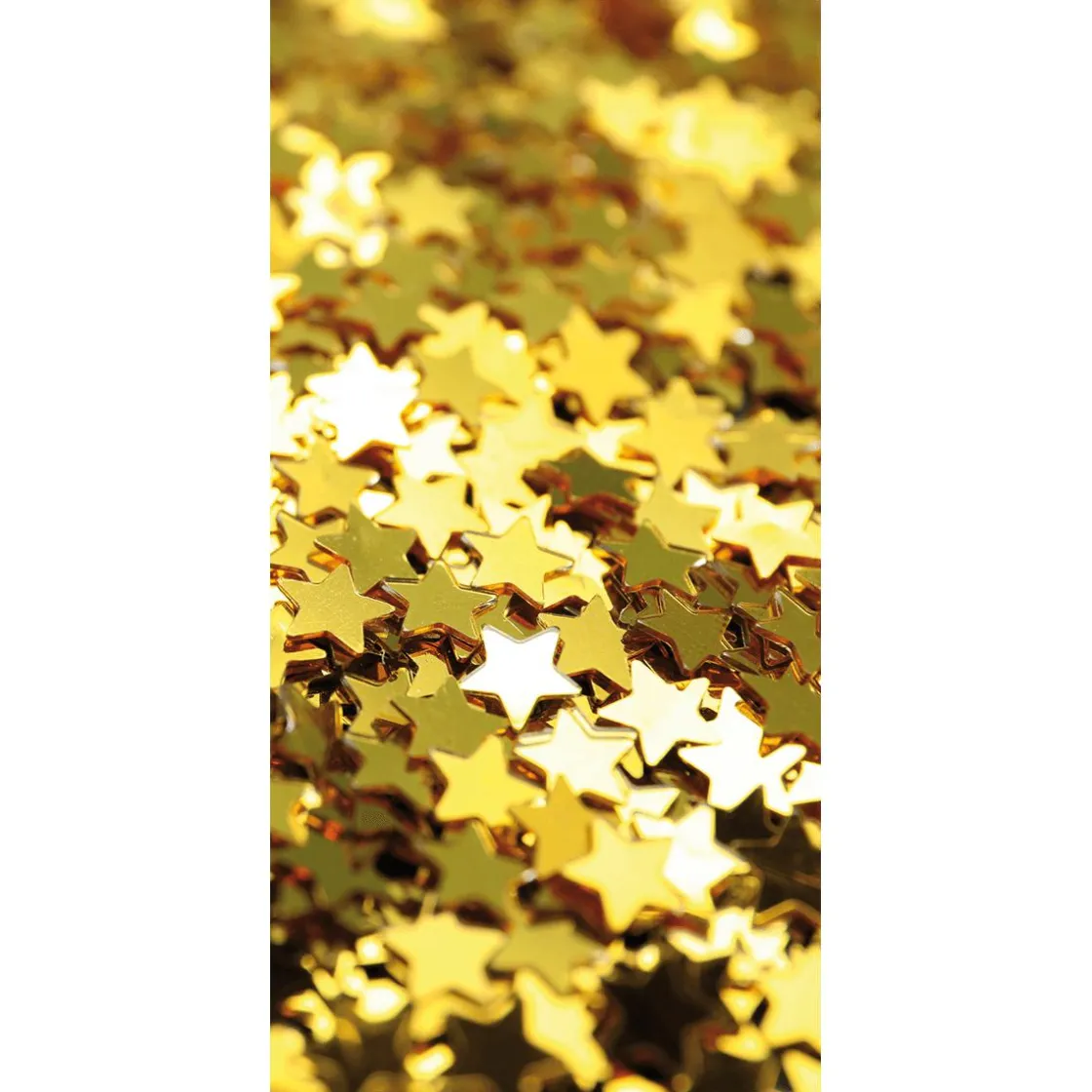 DecoWoerner Pancartas De Navidad E Invierno>Estandarte De Tela Estrellas Doradas 100 X 200 Cm