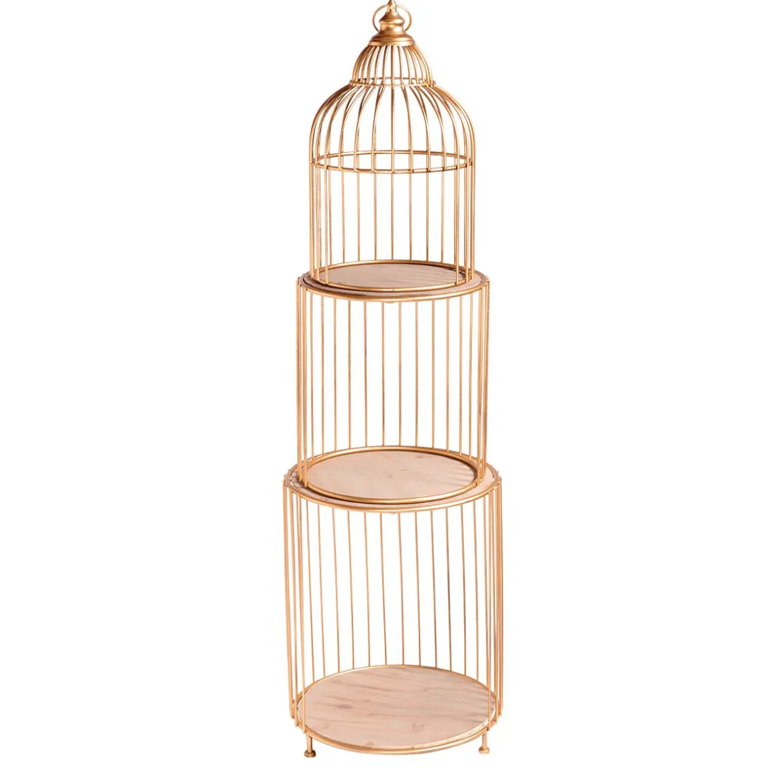 DecoWoerner Decoración De Primavera>Estantería De Jaula De Pájaro, Altura 140 Cm, Calidad B