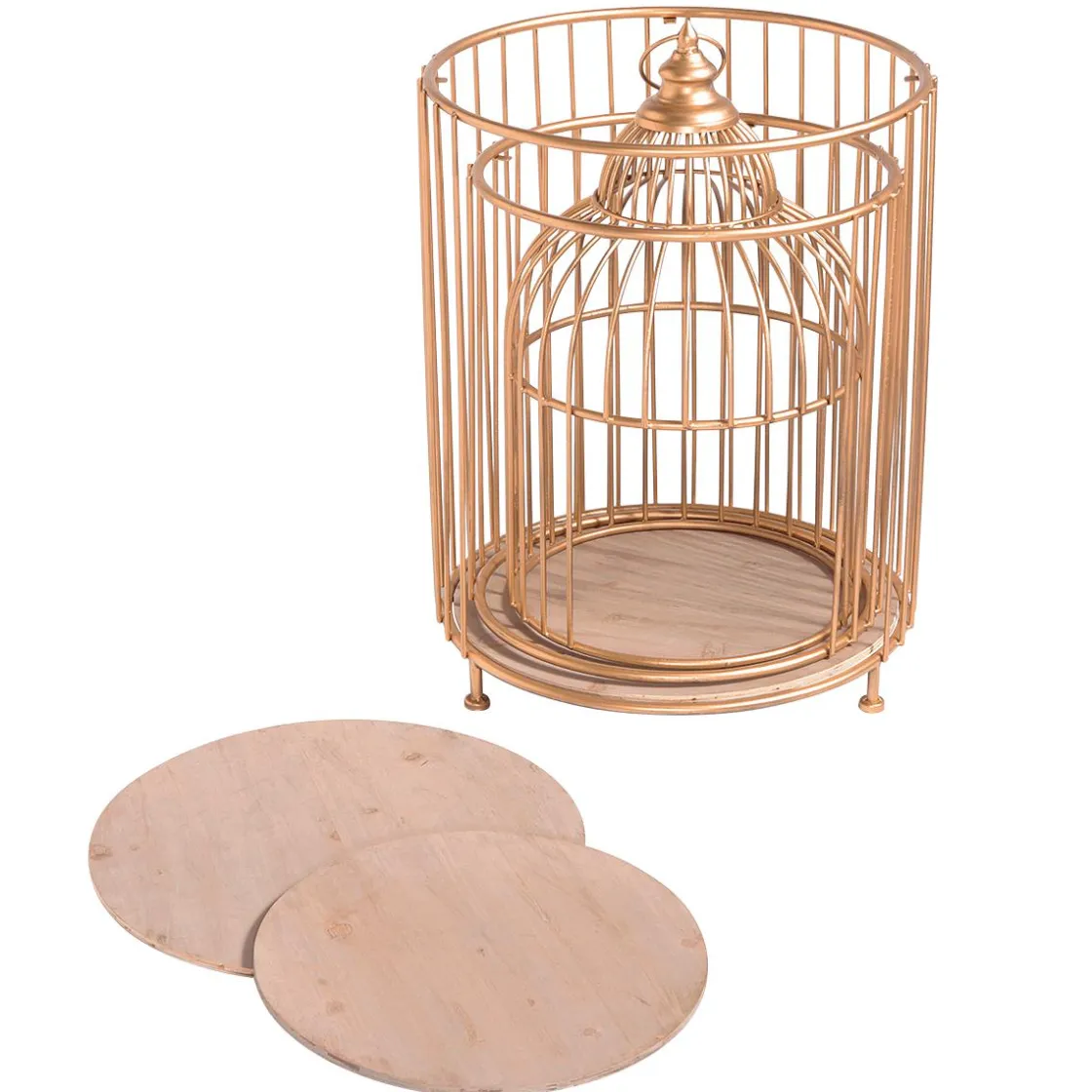 DecoWoerner Decoración De Primavera>Estantería De Jaula De Pájaro, Altura 140 Cm, Calidad B