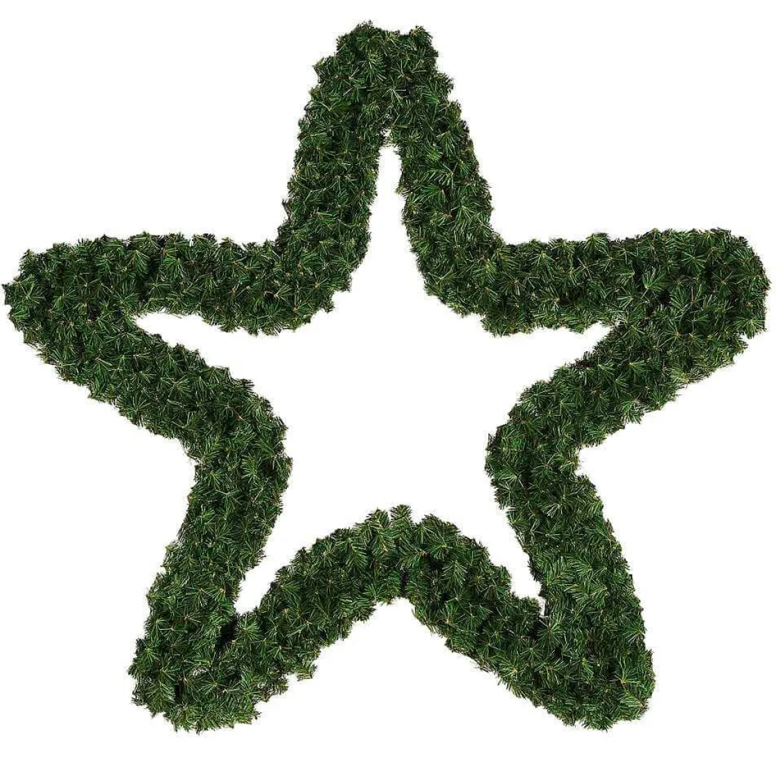 DecoWoerner Decoración Navideña Xxl|Coronas De Navidad>Estrella De Abeto Artificial, Ø 140 Cm