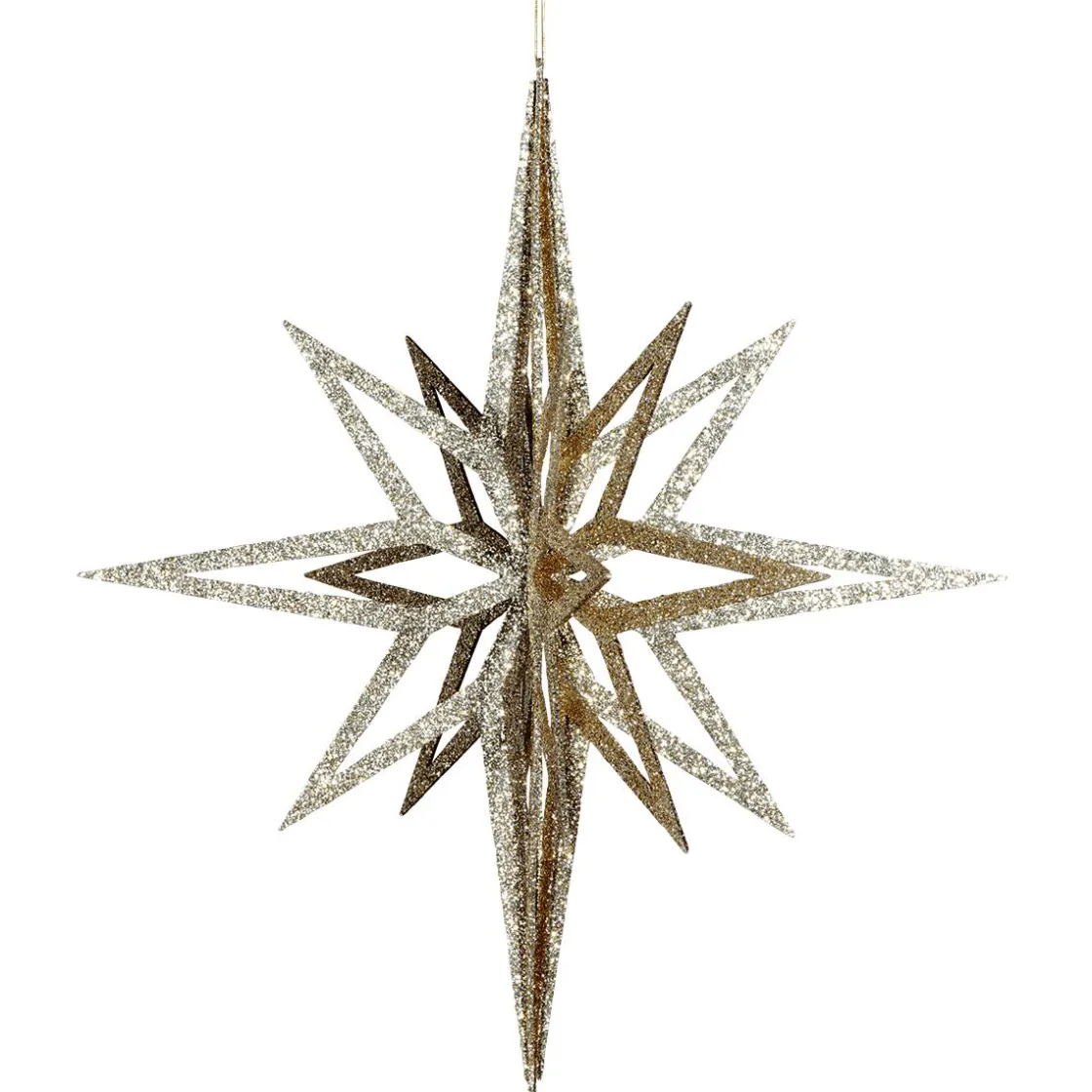 DecoWoerner Estrella De Navidad>Estrella Decorativa 3D, Ø 60 Cm,