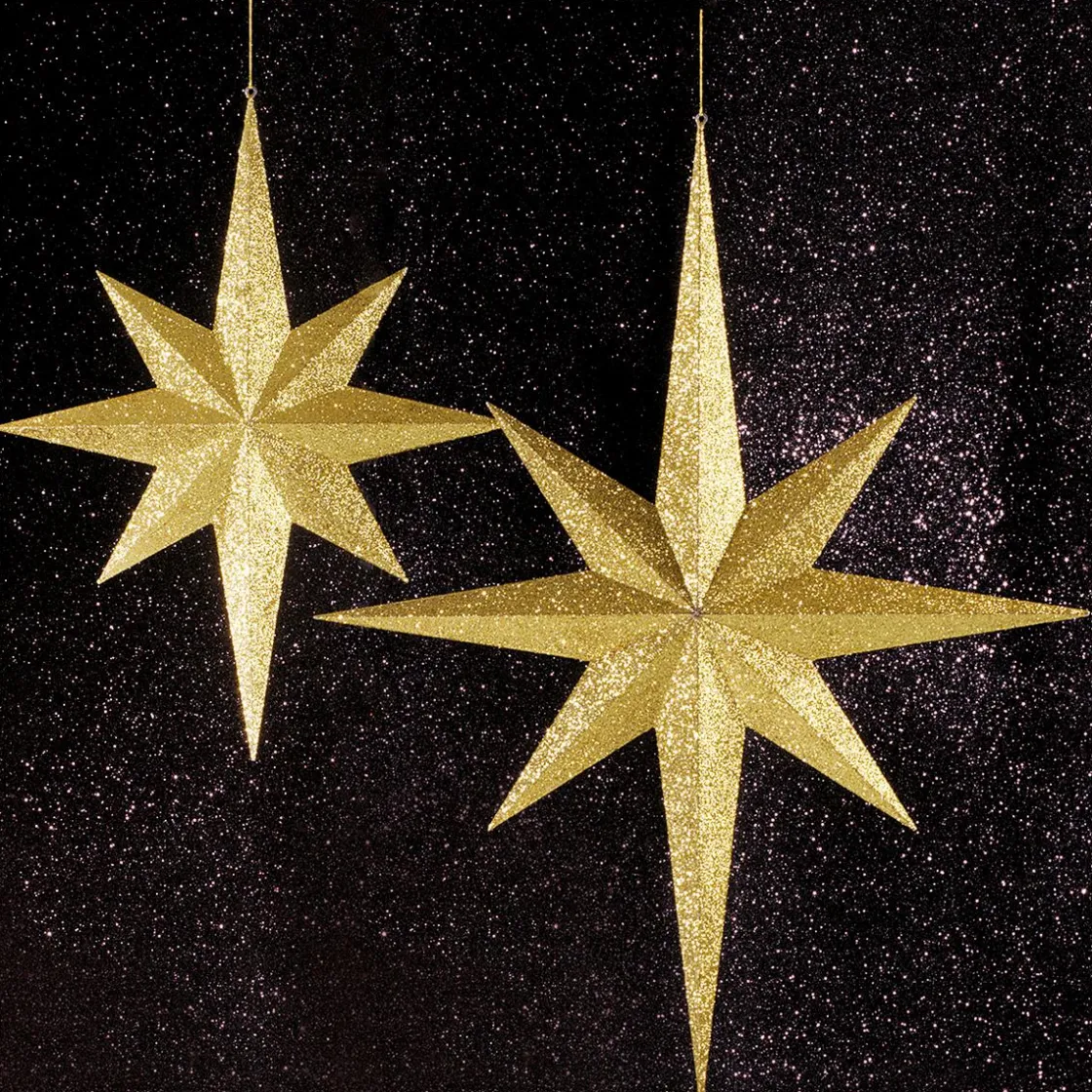 DecoWoerner Estrella De Navidad>Estrella Decorativa XXL 80 Cm