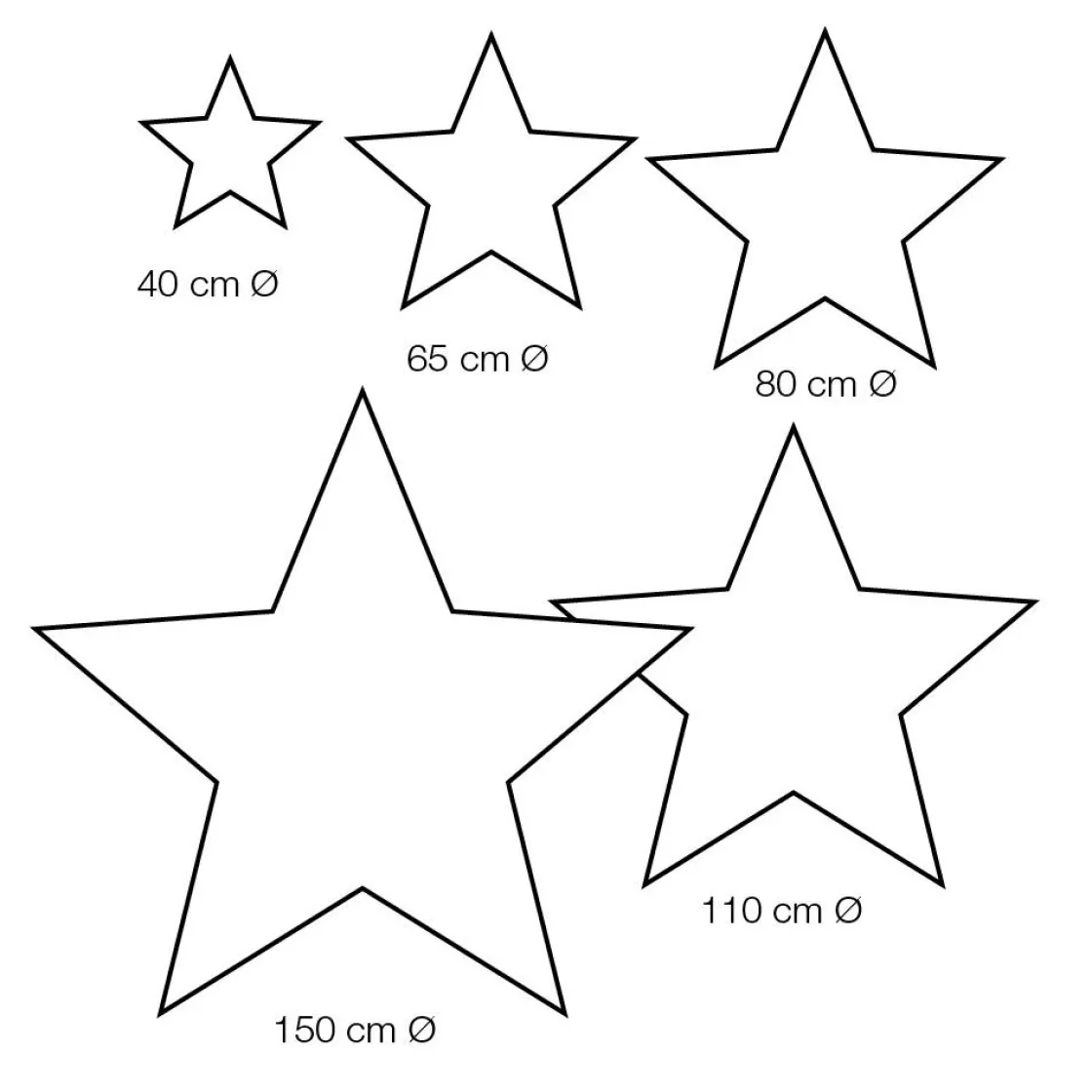 DecoWoerner Estrella De Navidad>Estrella Plegable De Tela Decorativa Rojo Burdeos Con Cremallera, 40 Cm