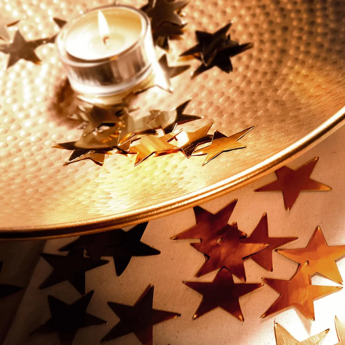DecoWoerner Decoración Dispersa|Estrella De Navidad>Estrellas Decorativas Para Dispersar , Ø 10 Cm, 25 Piezas