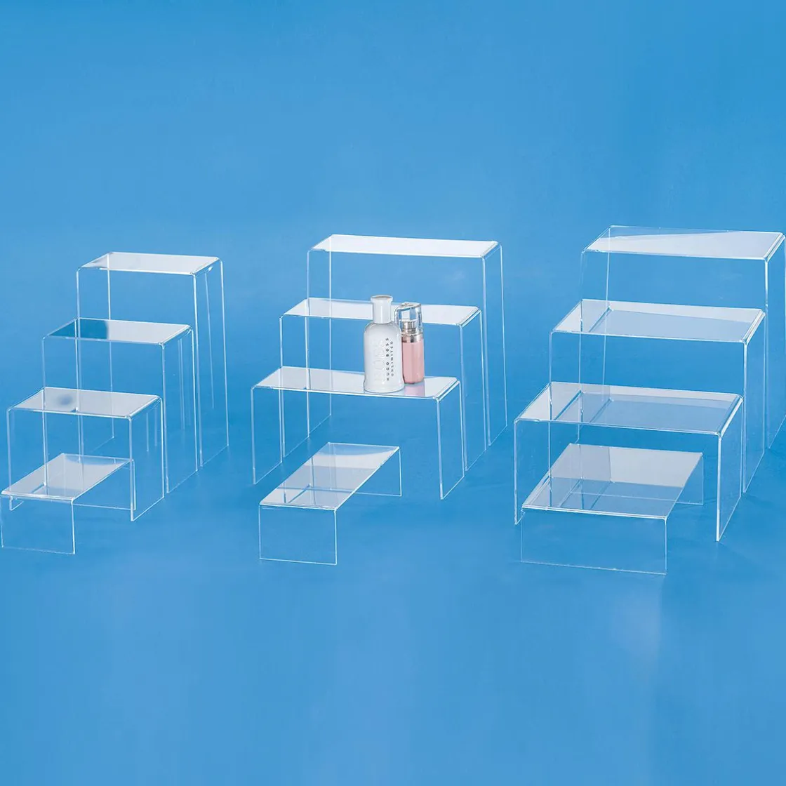 DecoWoerner Expositores Para Tiendas>Expositor Acrílico 10 Cm Profundidad 4 Piezas