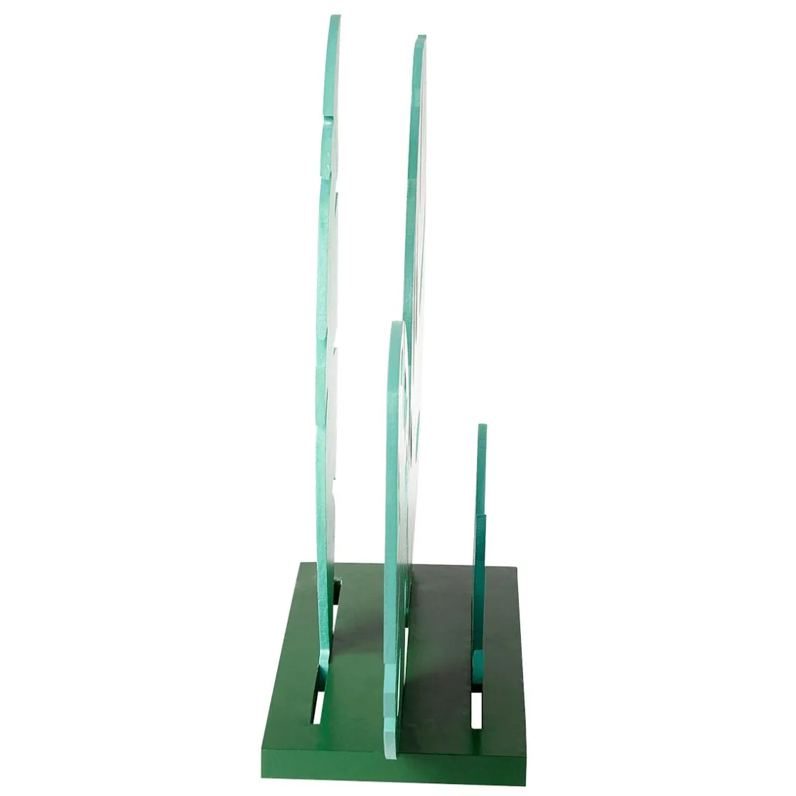 DecoWoerner Decoración De Verano>Expositor De Hoja De La Selva De Madera, 57 Cm