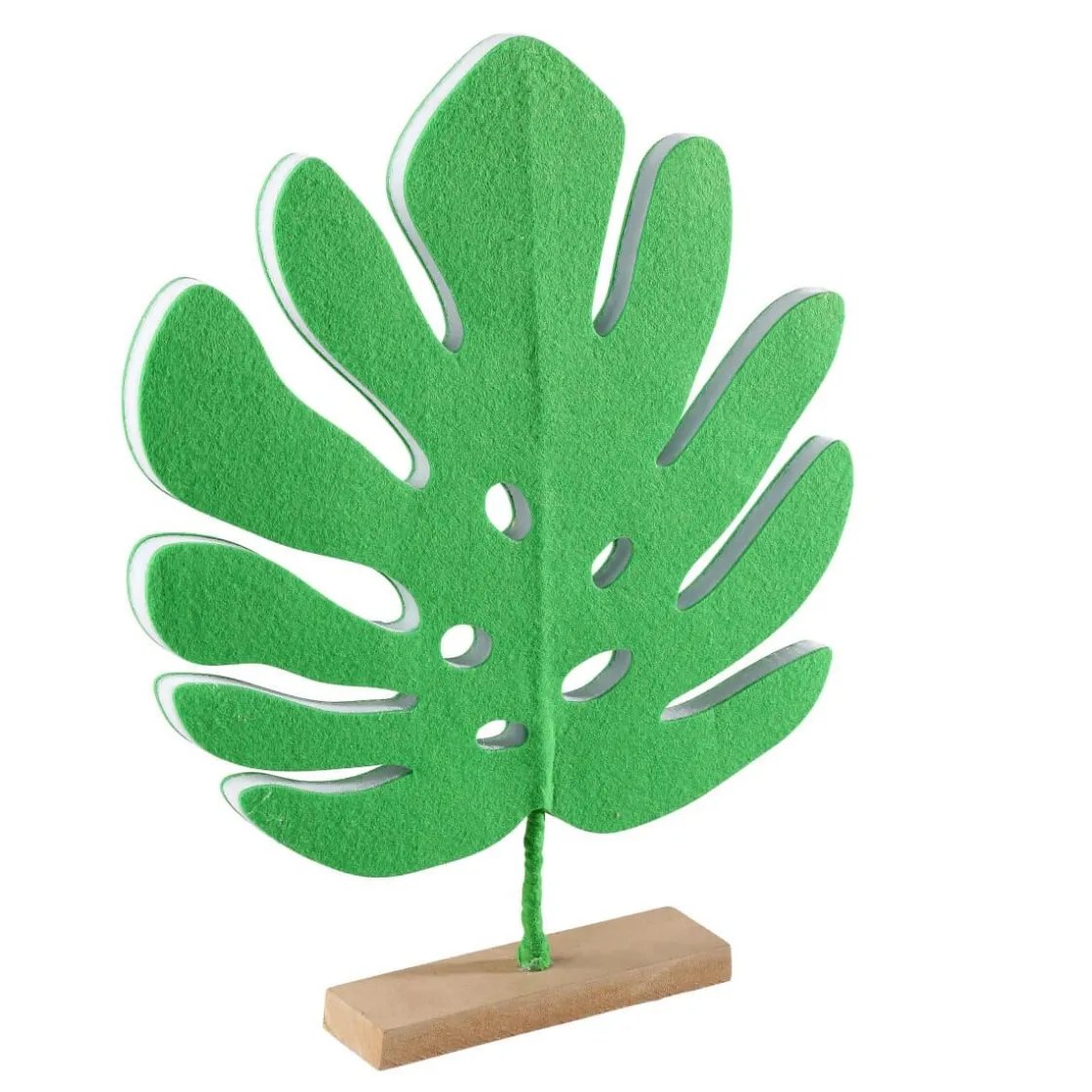 DecoWoerner Decoración De Verano>Expositor De Hoja De Monstera Altura 42 Cm