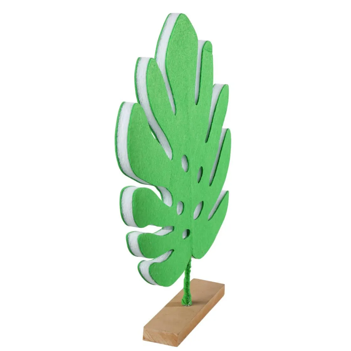 DecoWoerner Decoración De Verano>Expositor De Hoja De Monstera Altura 42 Cm