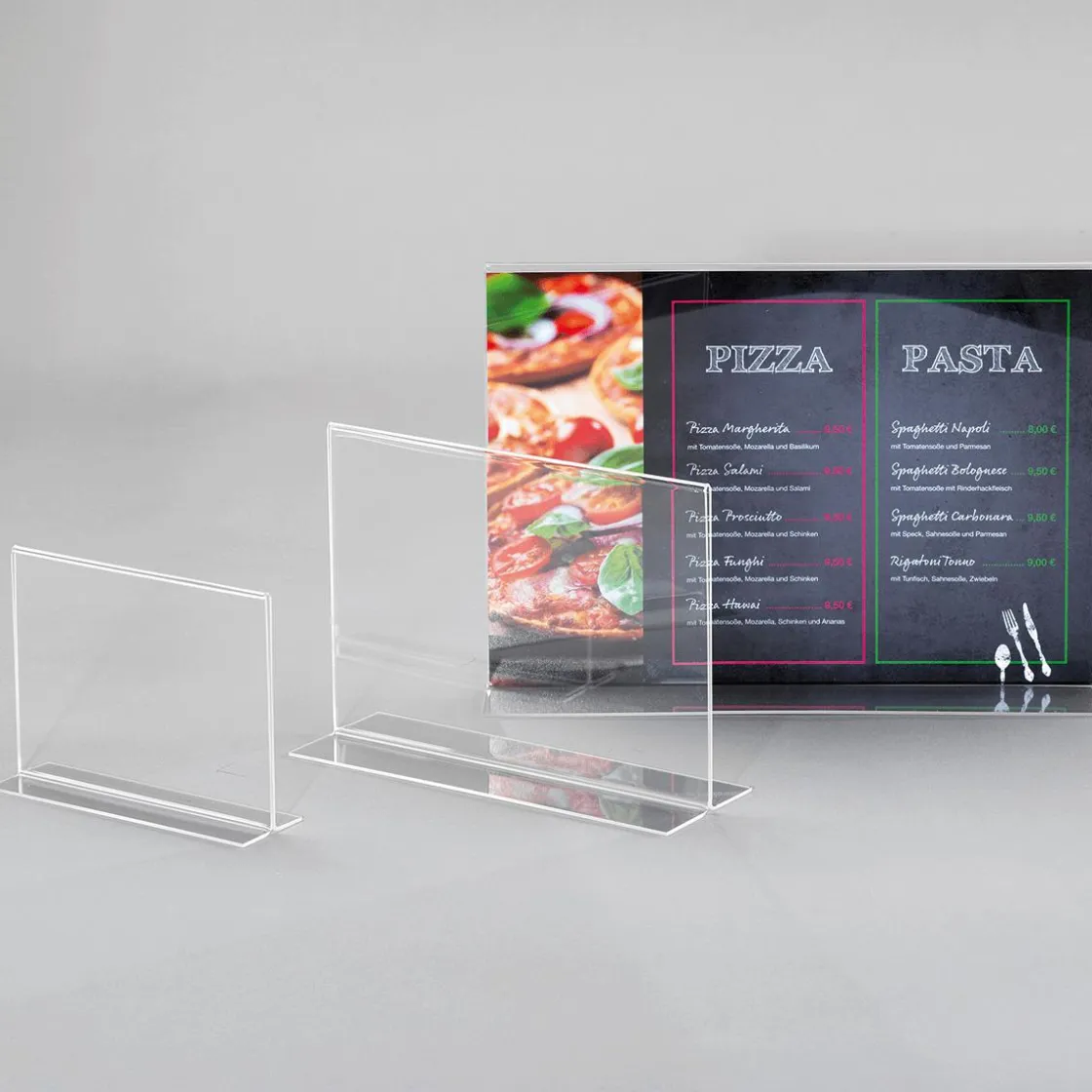 DecoWoerner Carteles Y Señalización>Expositor De Mesa, DIN A5, Formato Vertical