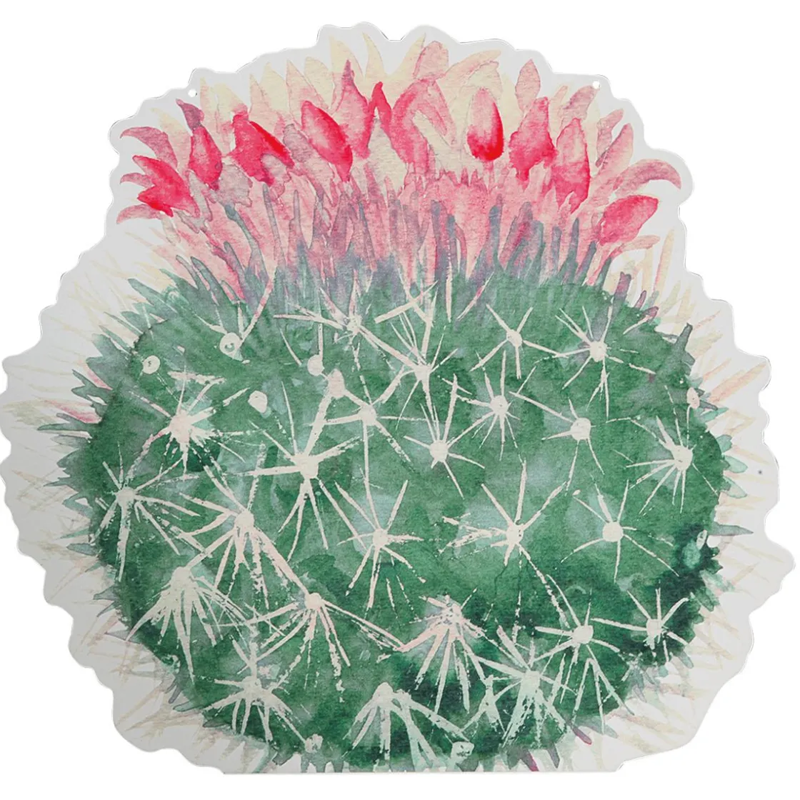DecoWoerner Decoración De Verano>Expositor Para Colgar "Echinocactus" Fucsia