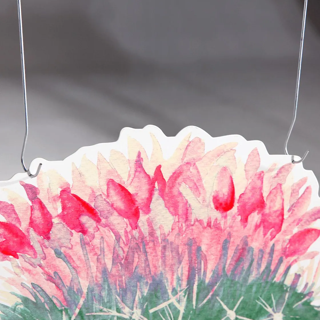 DecoWoerner Decoración De Verano>Expositor Para Colgar "Echinocactus" Fucsia