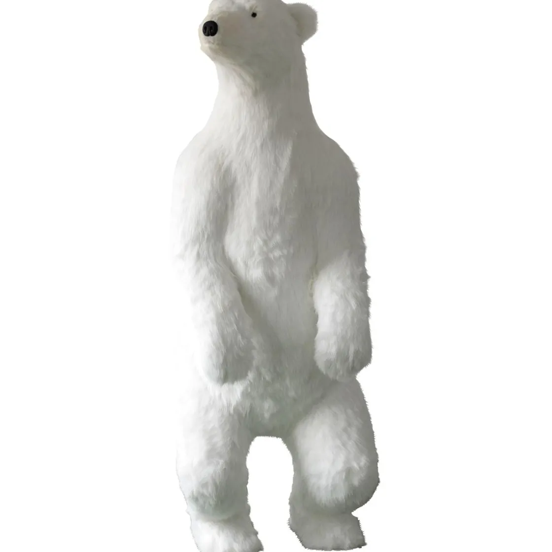 DecoWoerner Decoración De Animales|Decoración De Invierno>Figura Animal De Tamaño Natural Oso Polar, Altura: 190 Cm
