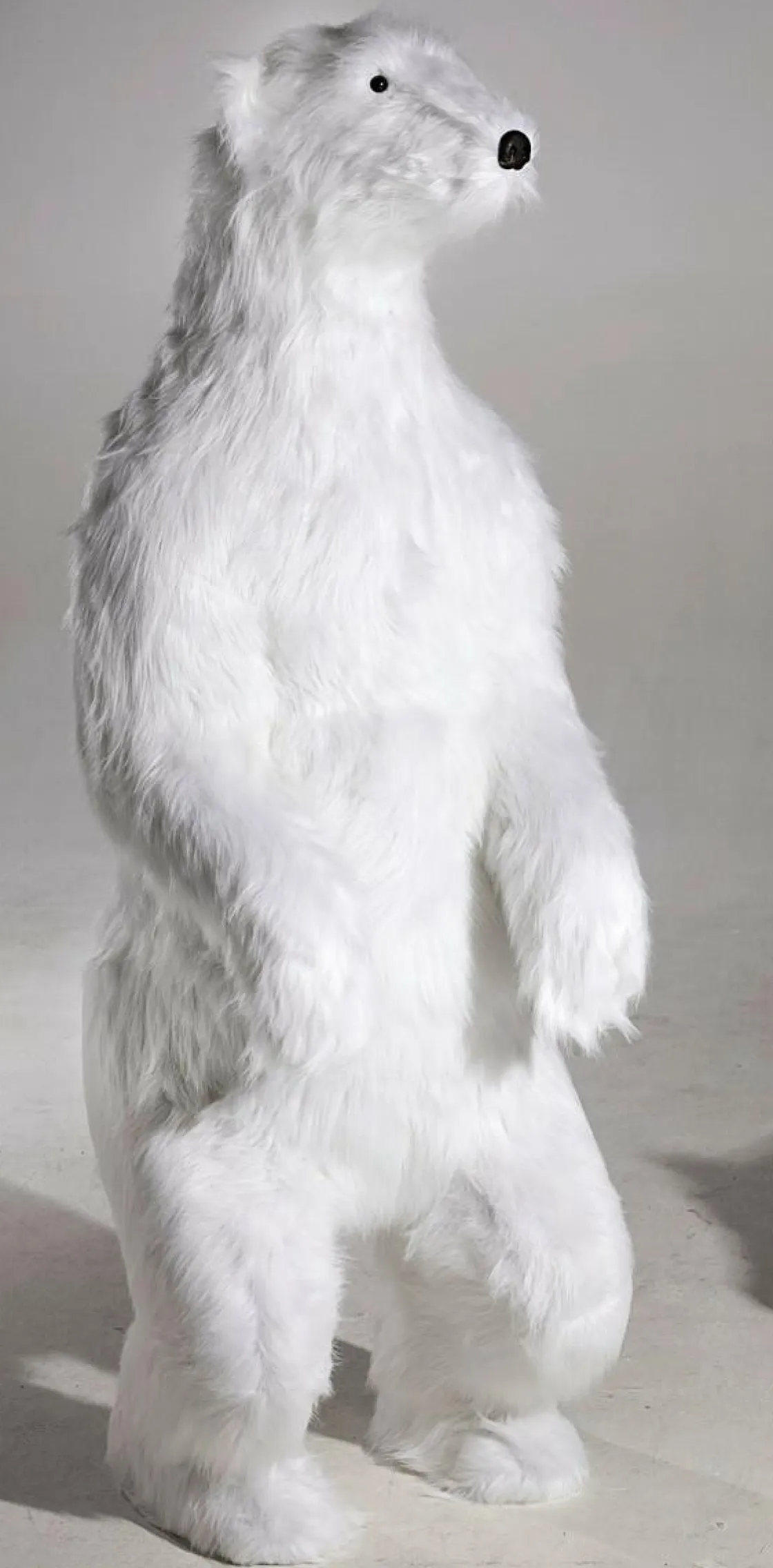DecoWoerner Decoración De Animales|Decoración De Invierno>Figura Animal De Tamaño Natural Oso Polar, Altura: 190 Cm