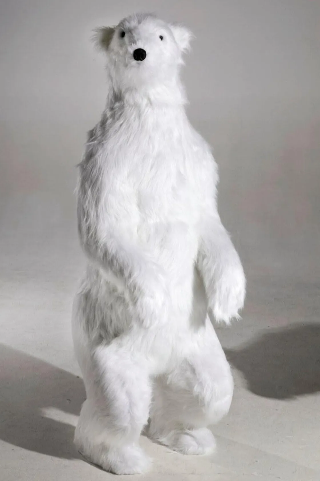 DecoWoerner Decoración De Animales|Decoración De Invierno>Figura Animal De Tamaño Natural Oso Polar, Altura: 190 Cm