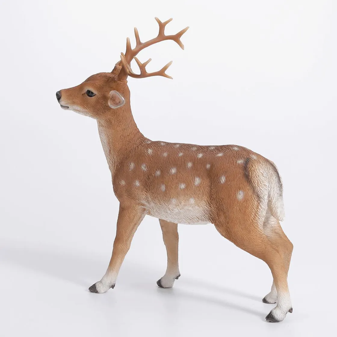 DecoWoerner Decoración De Animales|Decoración De Otoño>Figura Decorativa De Ciervo Hecha De Poliresina 23 X 20 X 6 Cm (H X L X P)