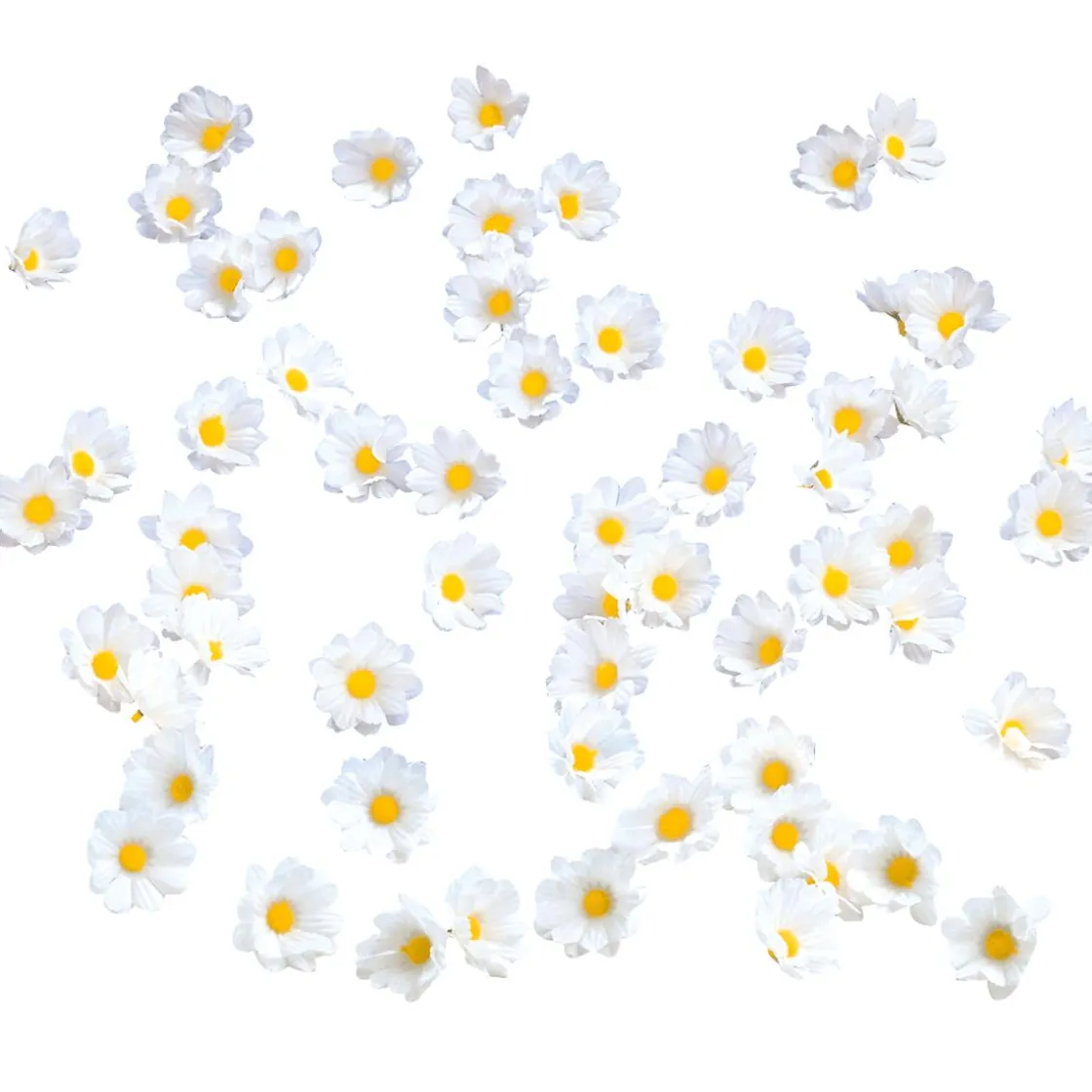 DecoWoerner Decoración Dispersa|Decoración De Primavera>Flores De Margaritas Decorativas, 72 Piezas