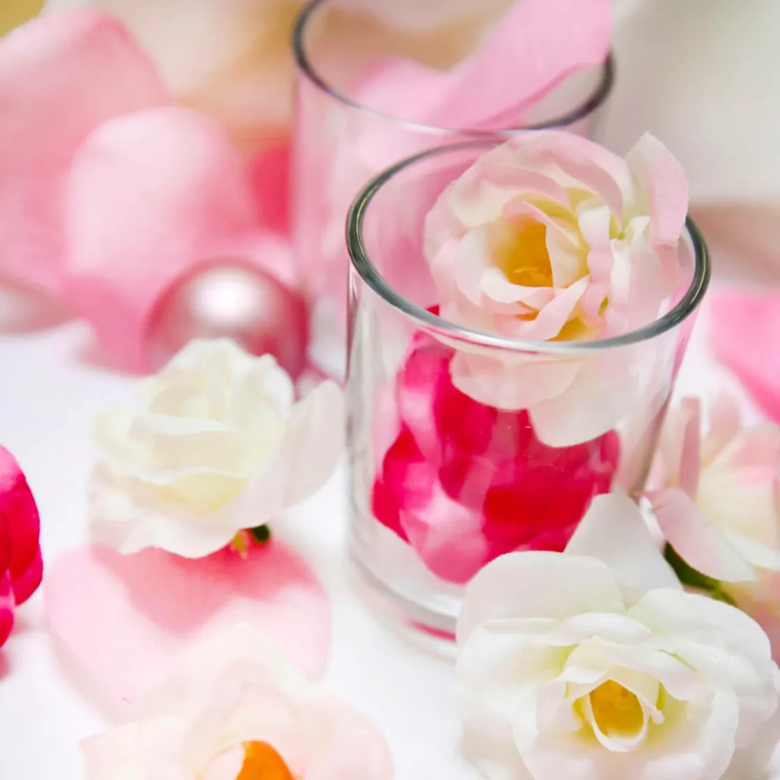 DecoWoerner Decoración Dispersa|Decoración Temática>Flores De Rosas Decorativas Ø 4 Cm