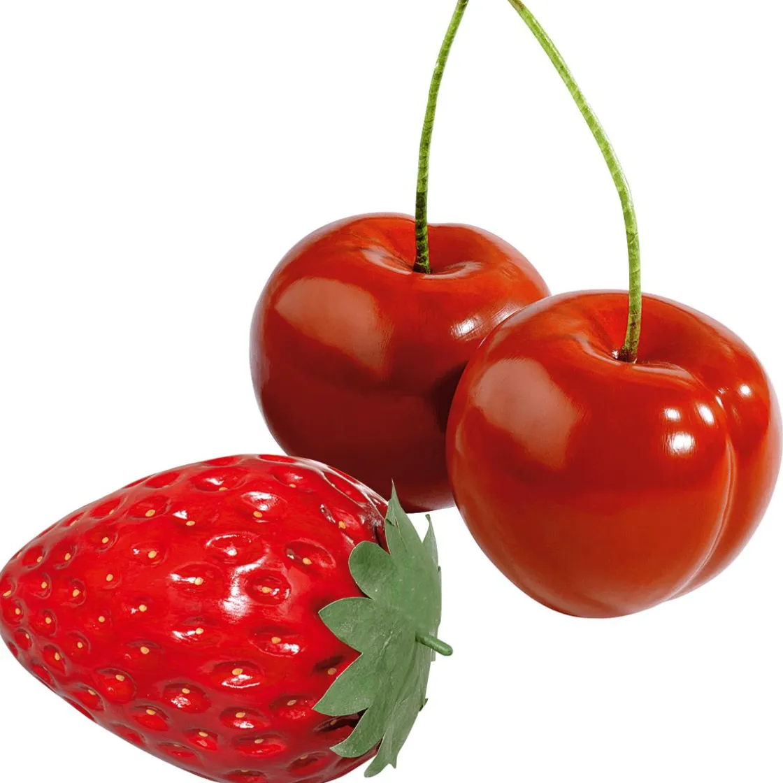 DecoWoerner Decoración De Primavera|Chupetes Xxl>Fresa XXL Alimento De Imitación 40 Cm Ø 30 Cm
