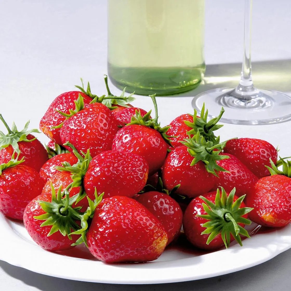 DecoWoerner Frutas>Fresas Alimentos De Imitación 24 Piezas