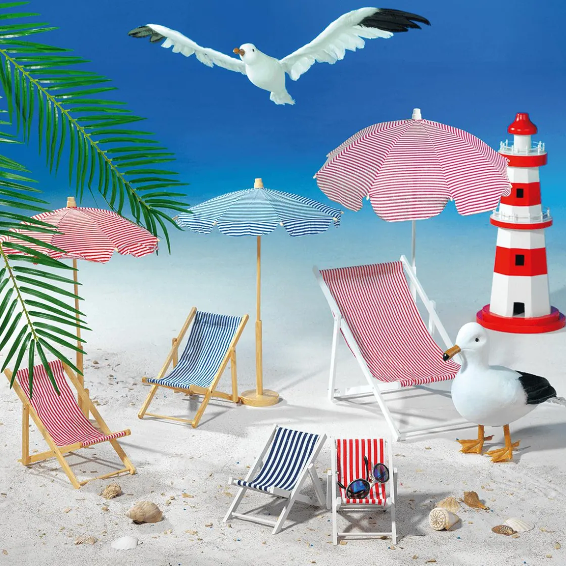 DecoWoerner Decoración De Animales|Decoración De Verano>Gaviota Decorativa De Pie, Altura: 28 Cm
