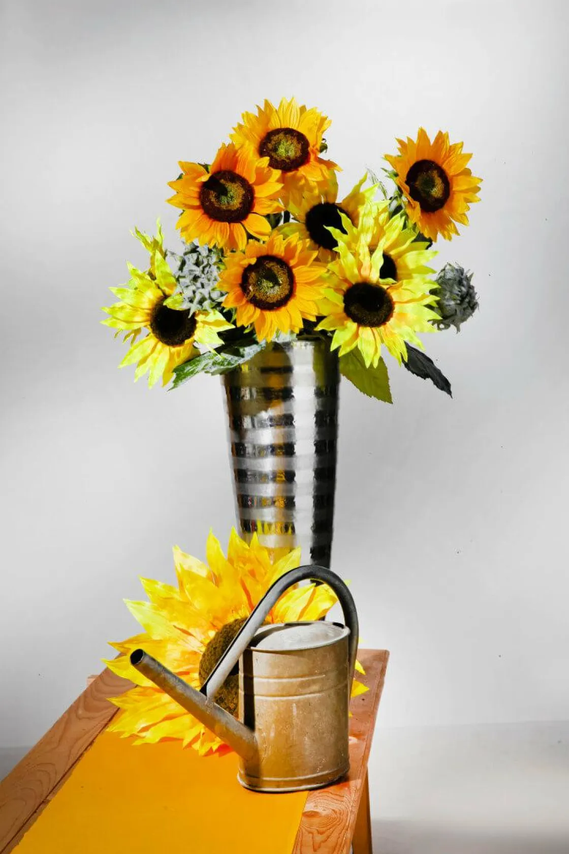 DecoWoerner Decoración De Otoño|Flores Artificiales>Girasol Artificial, 85 Cm