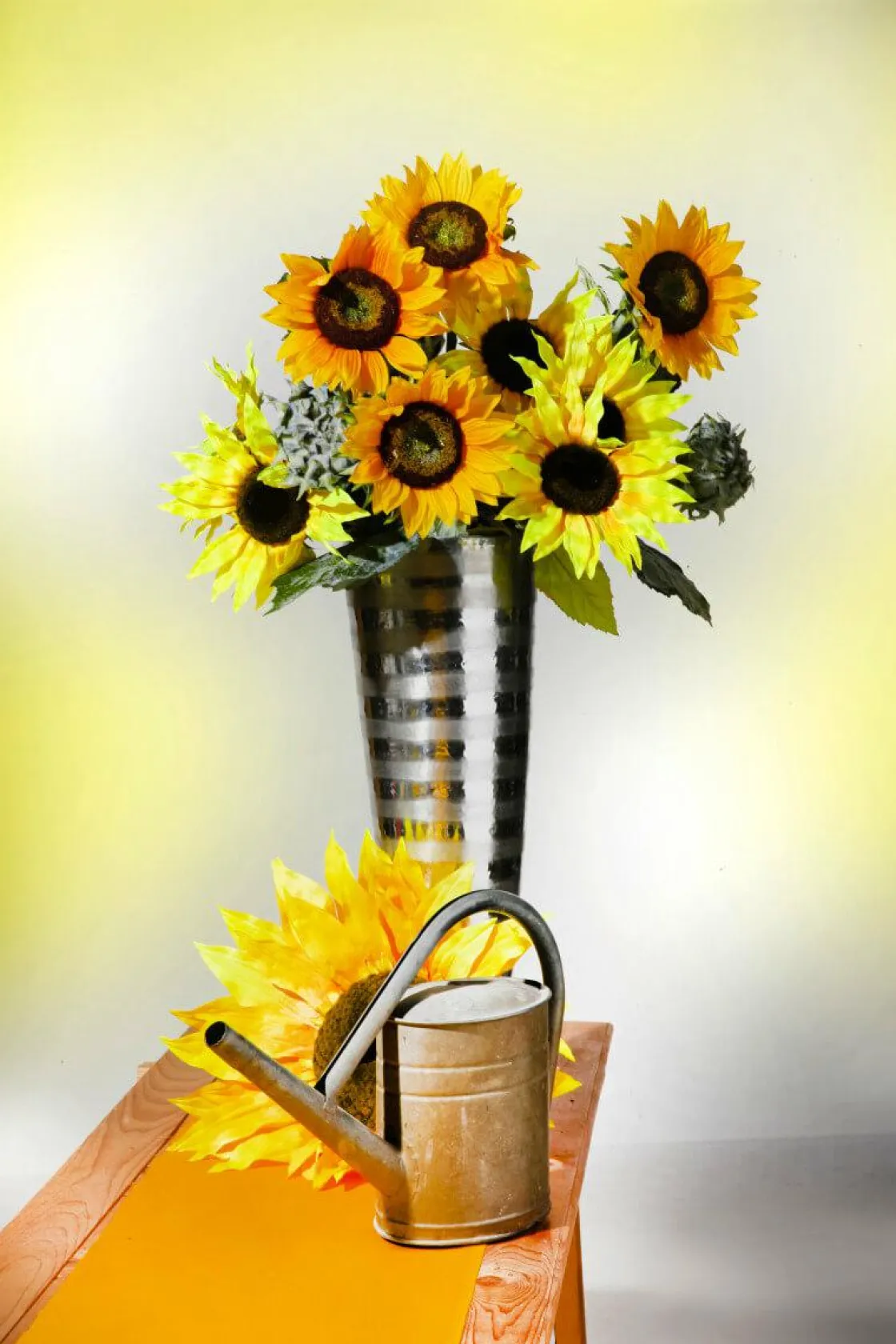 DecoWoerner Decoración De Otoño|Flores Artificiales>Girasol Artificial, 85 Cm