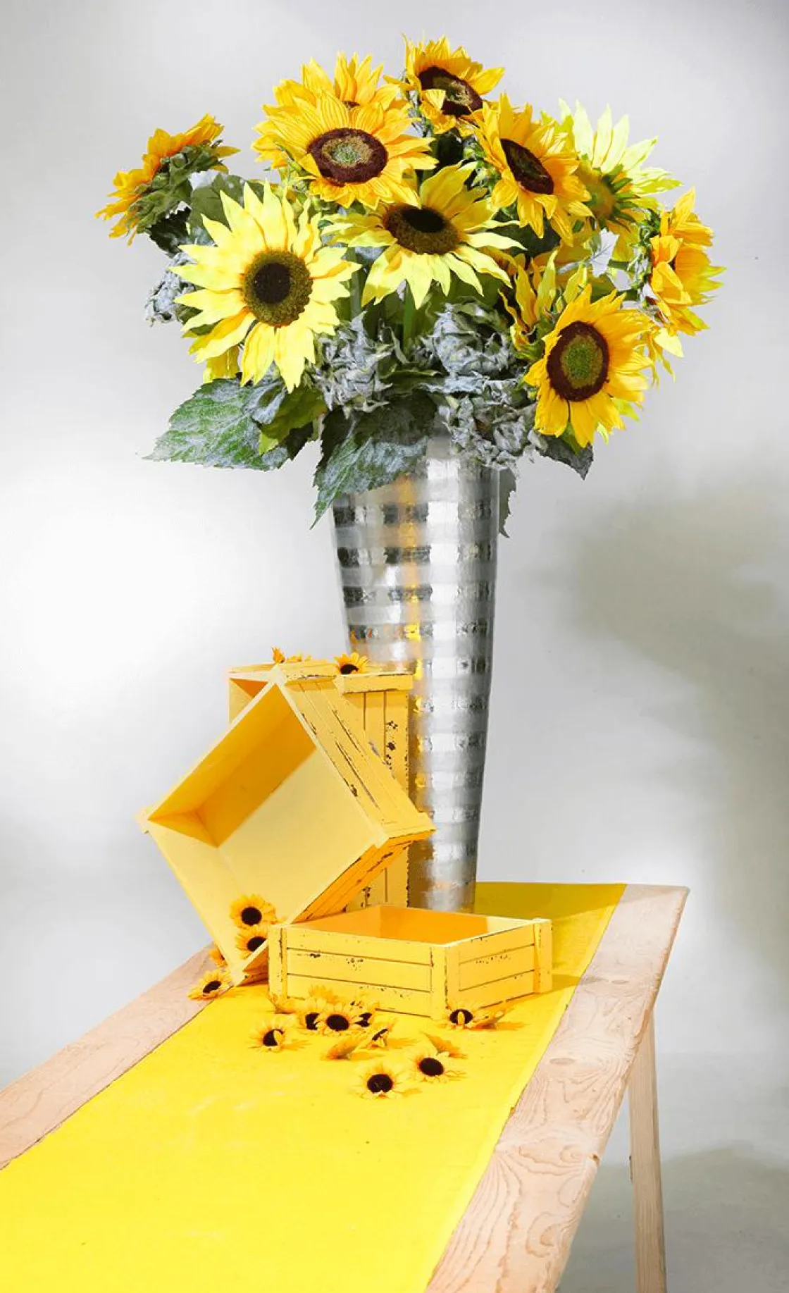 DecoWoerner Decoración De Otoño|Flores Artificiales>Girasol Artificial, 85 Cm