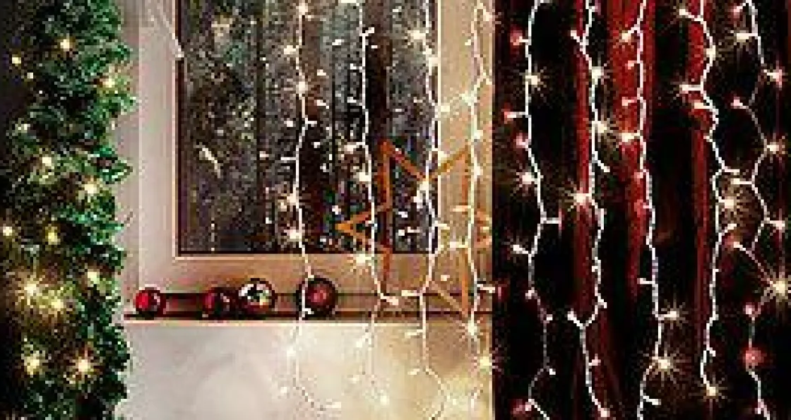 DecoWoerner Guirnaldas De Navidad>Guirnalda De Abeto Basic, LED, 270 Cm, Ø 17 Cm