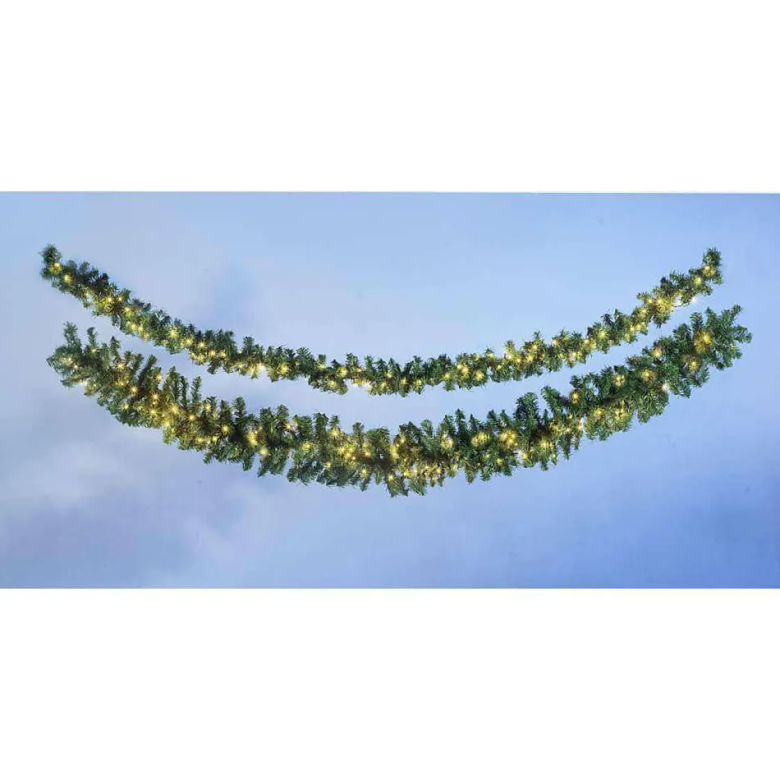DecoWoerner Guirnaldas De Navidad>Guirnalda De Abeto Basic, LED, 270 Cm, Ø 30 Cm