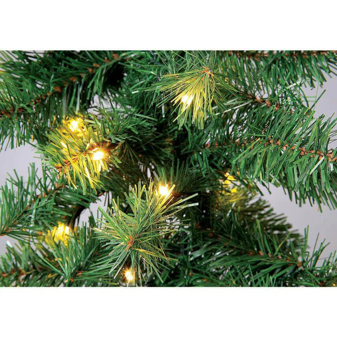 DecoWoerner Guirnaldas De Navidad>Guirnalda De Abeto Deluxe, LED, 270 Cm, Ø 25 Cm