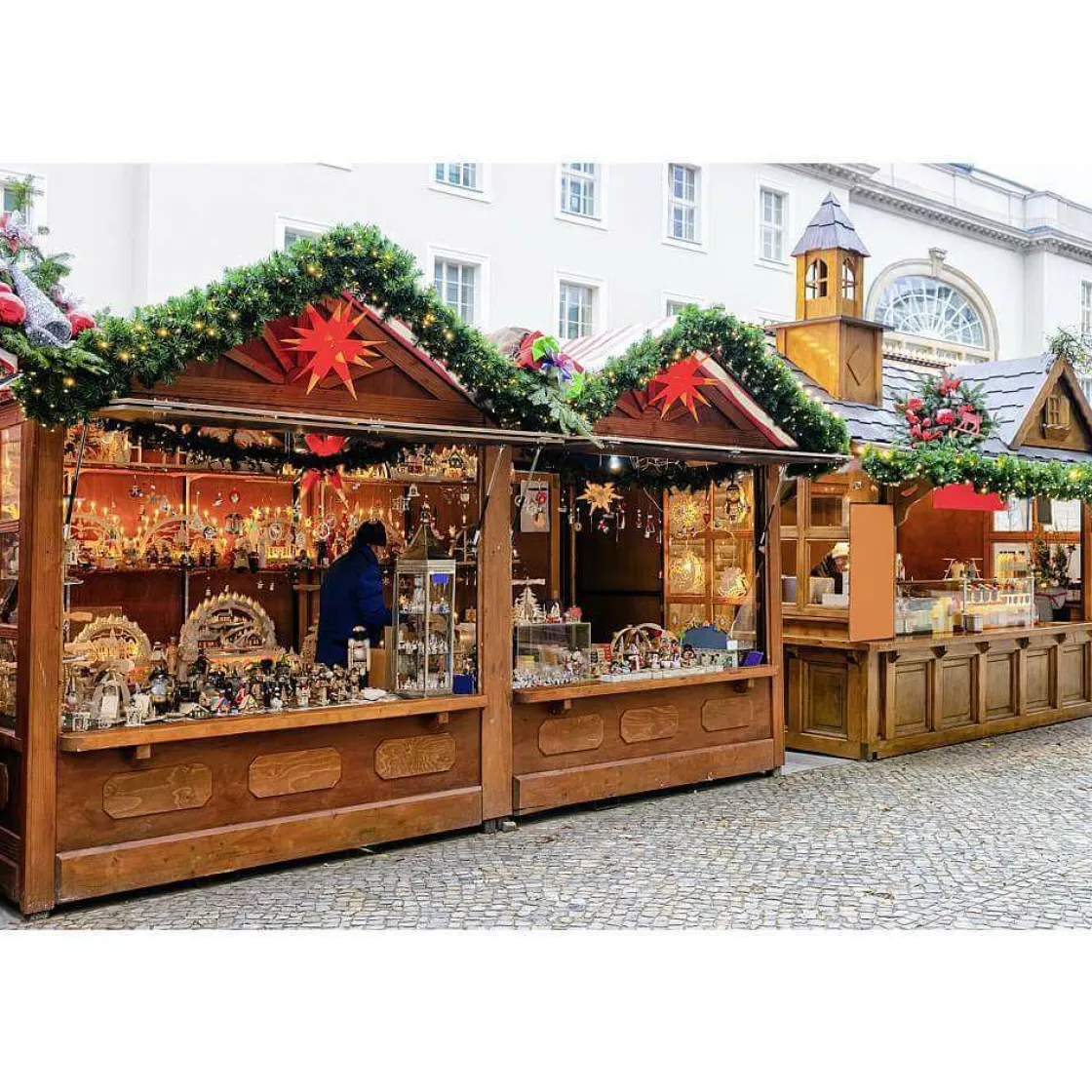 DecoWoerner Guirnaldas De Navidad>Guirnalda De Abeto Deluxe, LED, 270 Cm, Ø 25 Cm