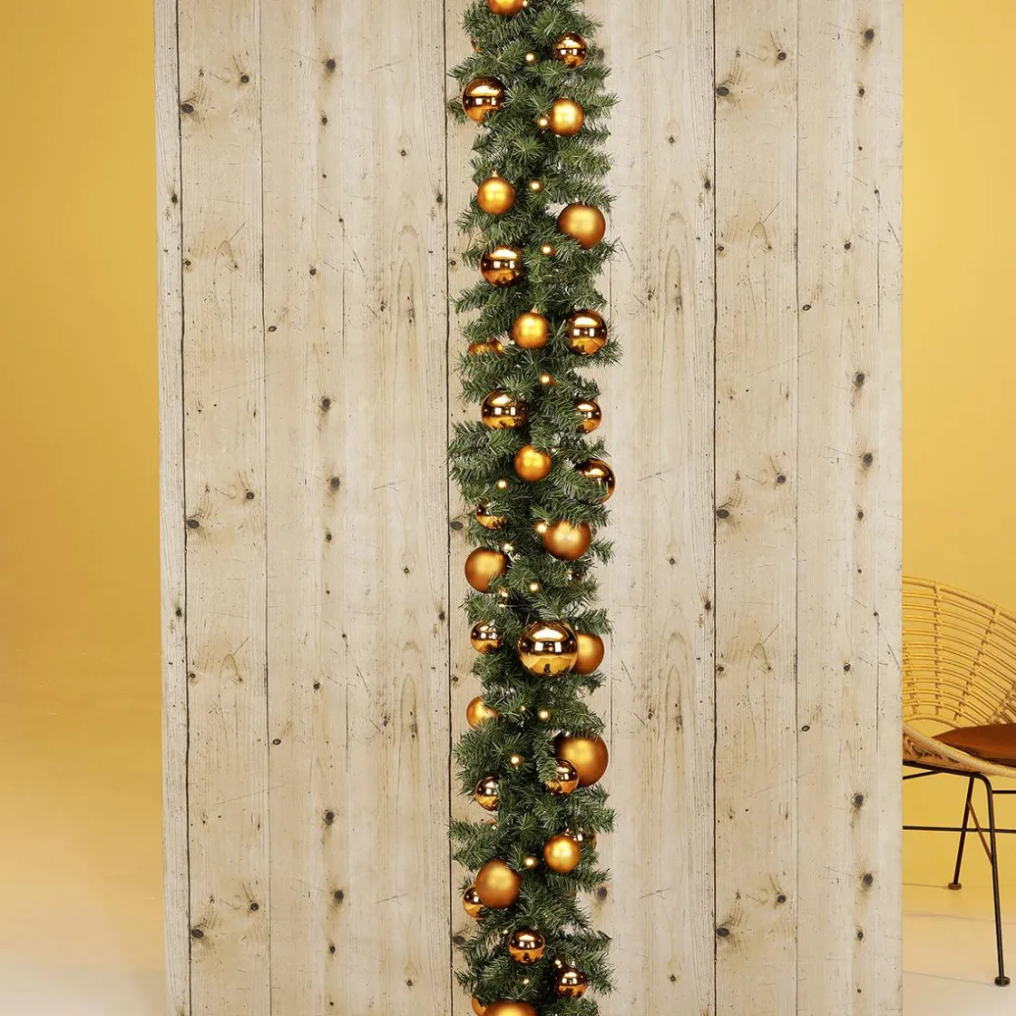 DecoWoerner Guirnaldas De Navidad>Guirnalda De Abeto Estándar, LED, 270 Cm, Ø 25 Cm