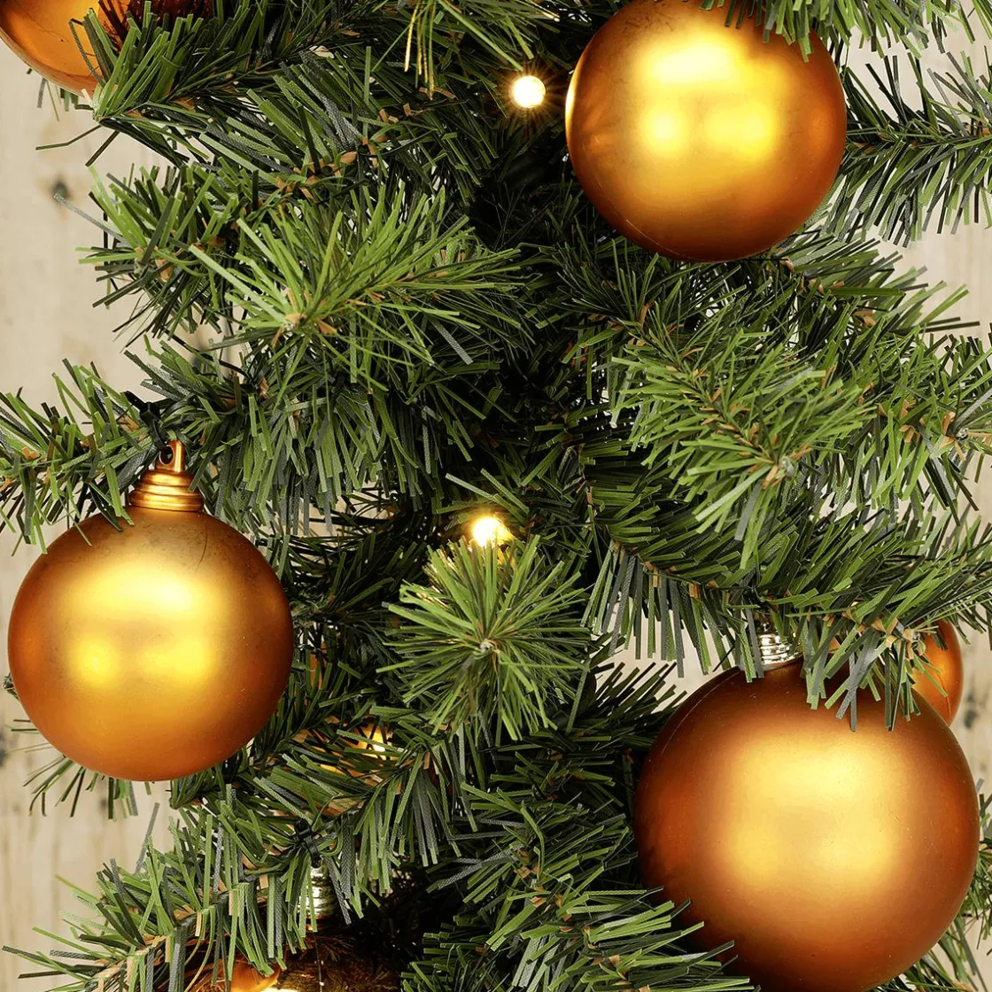 DecoWoerner Guirnaldas De Navidad>Guirnalda De Abeto Estándar, LED, 270 Cm, Ø 25 Cm
