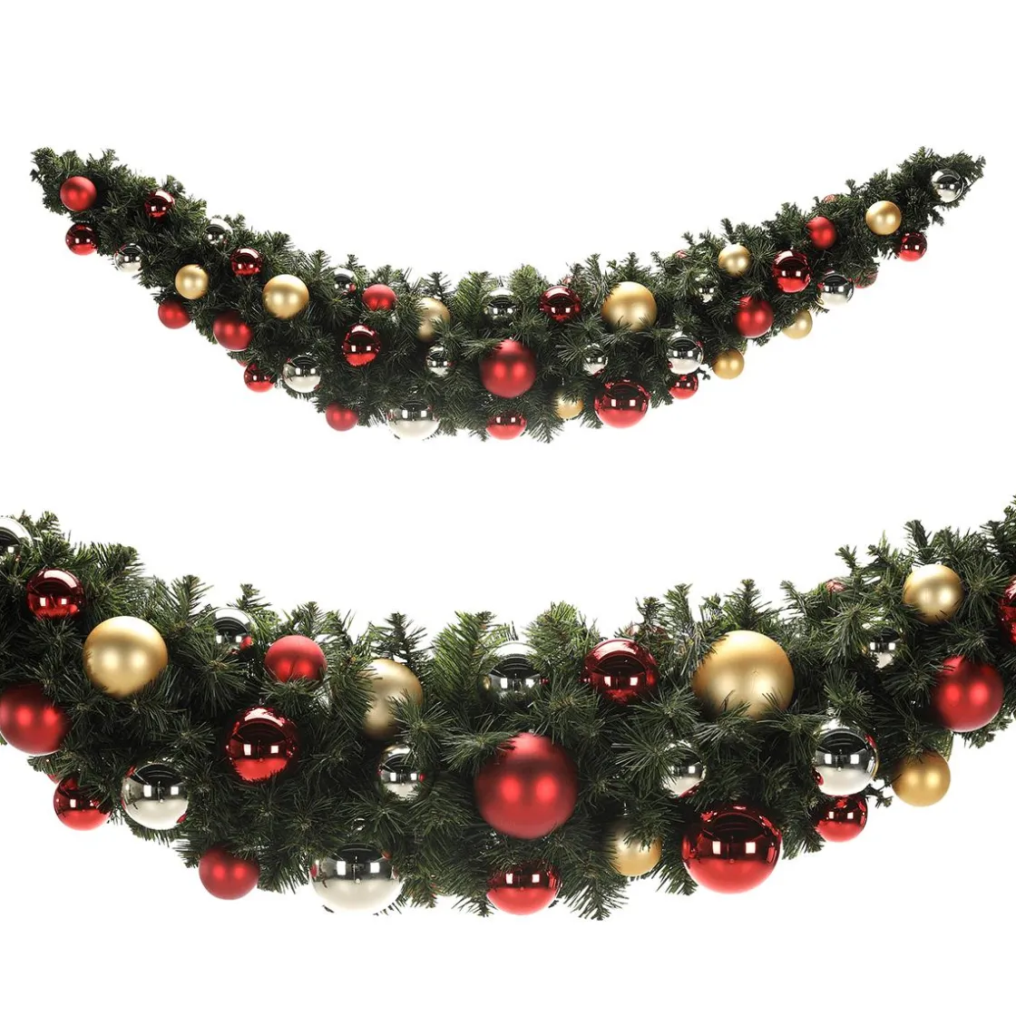 DecoWoerner Guirnaldas De Navidad>Guirnalda De Abeto Fácon 180 Cm, Ø 35 Cm