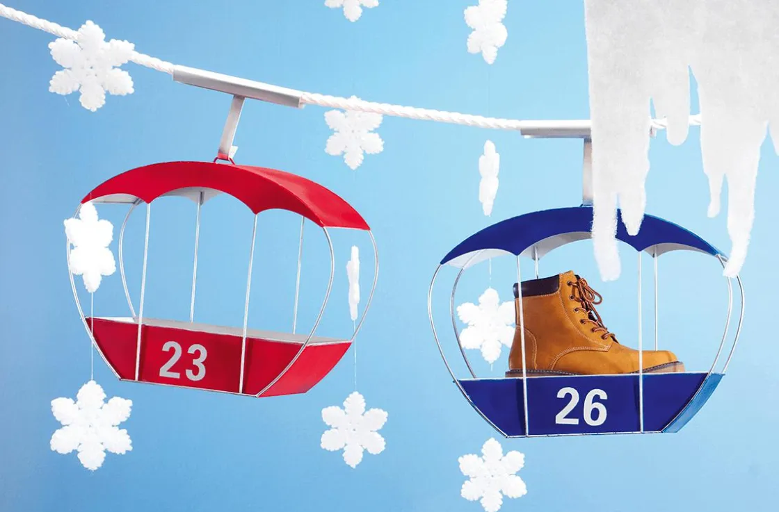 DecoWoerner Decoración De Invierno>Guirnalda De Copos De Nieve, 180 Cm De Largo
