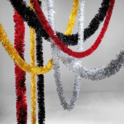 DecoWoerner Decoración Temática>Guirnalda De Espumillón Plateado Ø 15 Cm