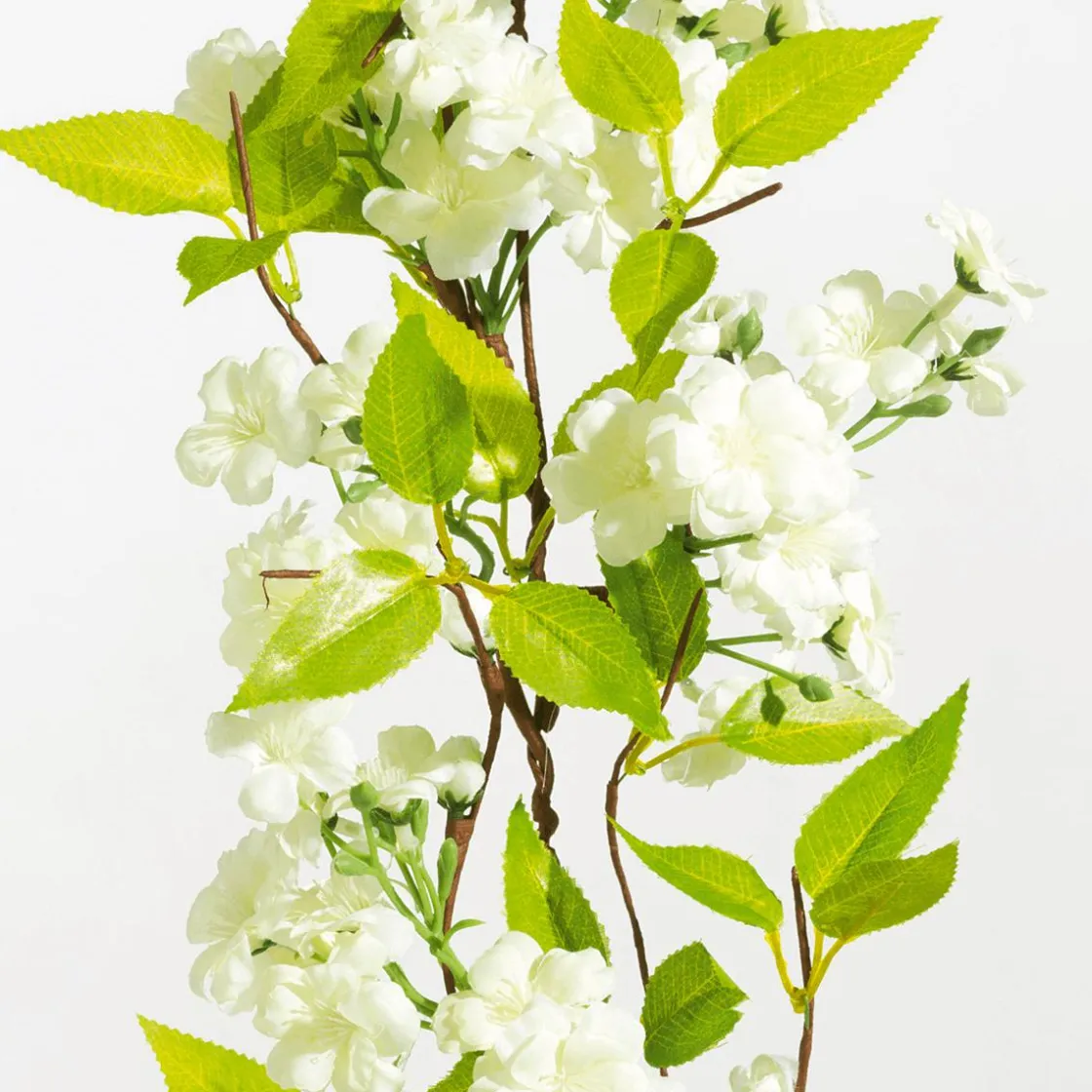 DecoWoerner Decoración De Primavera|Guirnaldas Y Vides>Guirnalda De Flores De Cerezo Artificial 110 Cm