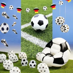 DecoWoerner Decoración Temática>Guirnalda De Fútbol Con Zapatos Y Balones 90cm
