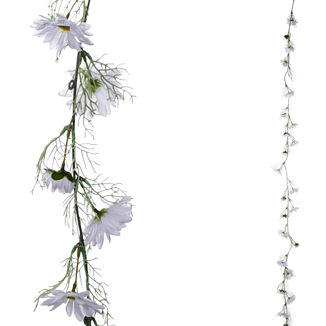 DecoWoerner Decoración De Primavera|Guirnaldas Y Vides>Guirnalda De Margaritas Artificiales Enredadera Artificial 14 X 180 X 8 Cm (ancho X Largo X Alto)